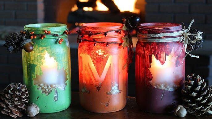 Mason Jar Tealight Holders