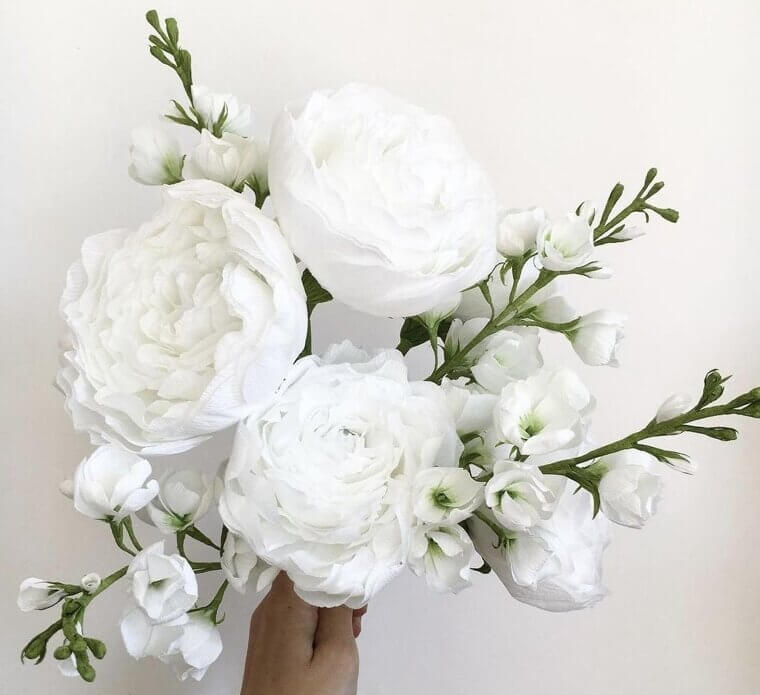 Tissue Paper Floral Arrangements